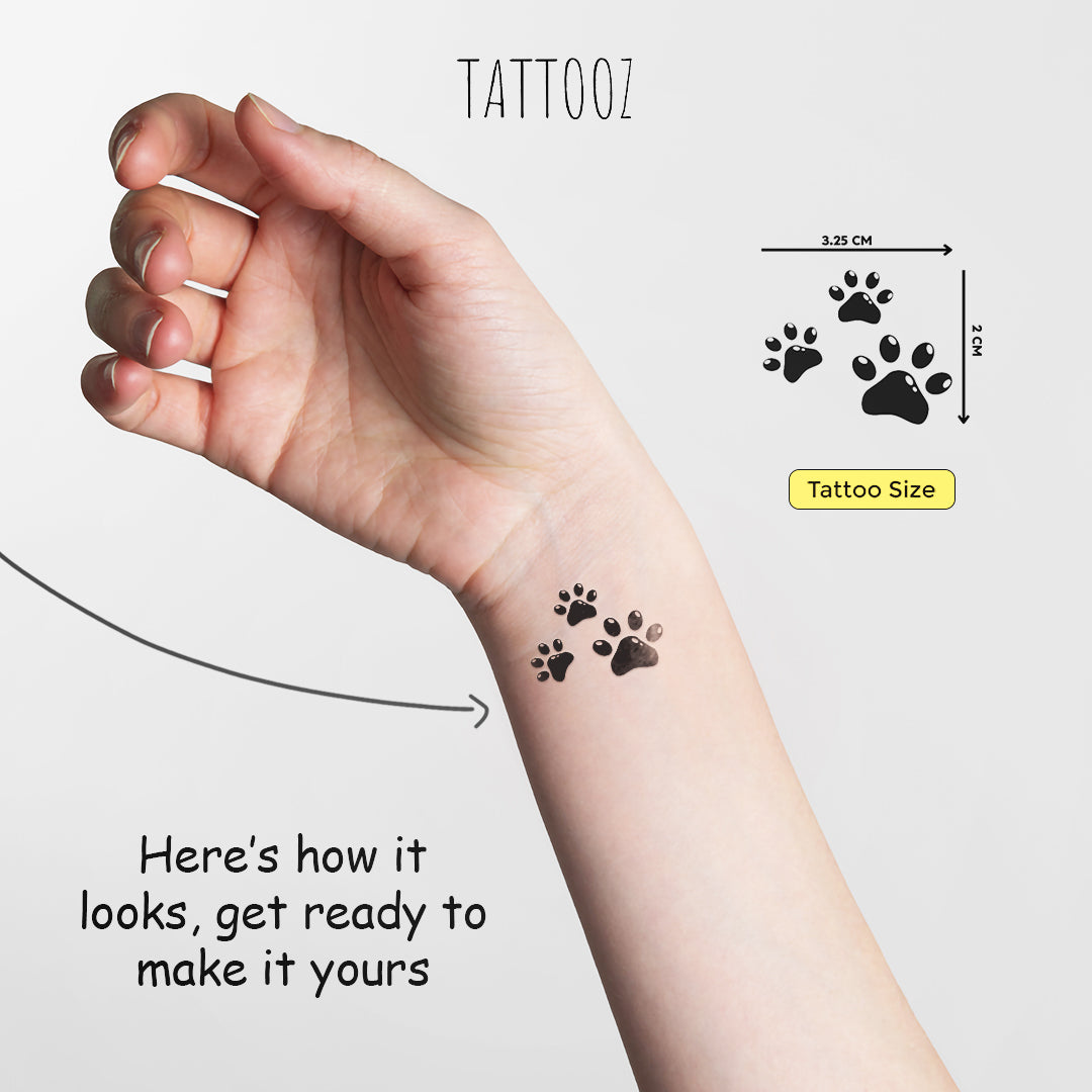 Special Dog Paws Tattoo